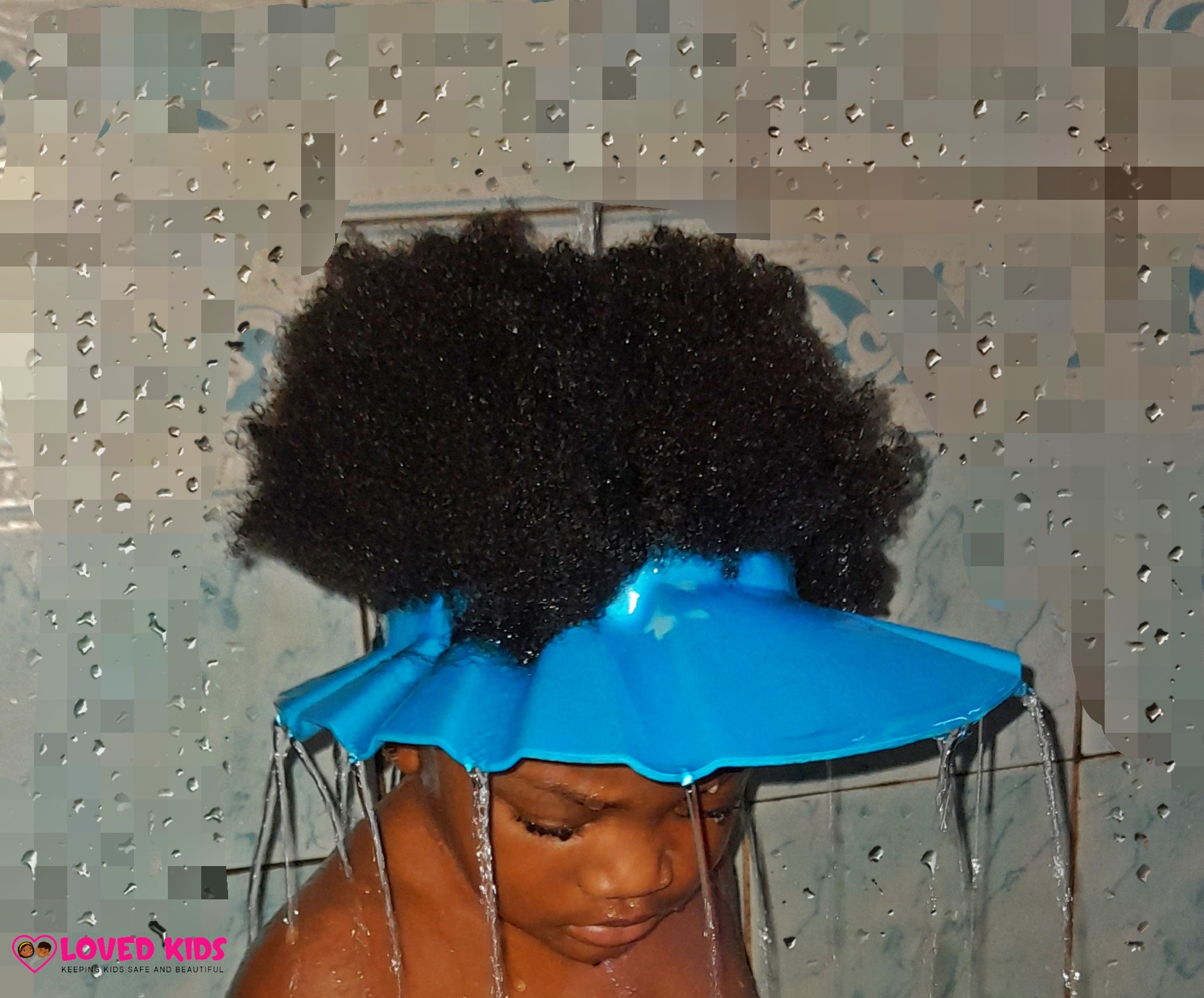 Hair wash/Bath cap with ear cover - Image 3