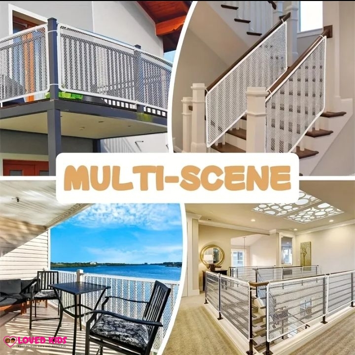 Kids Safety Weatherproof Railing Cover Net/Mesh - Image 8