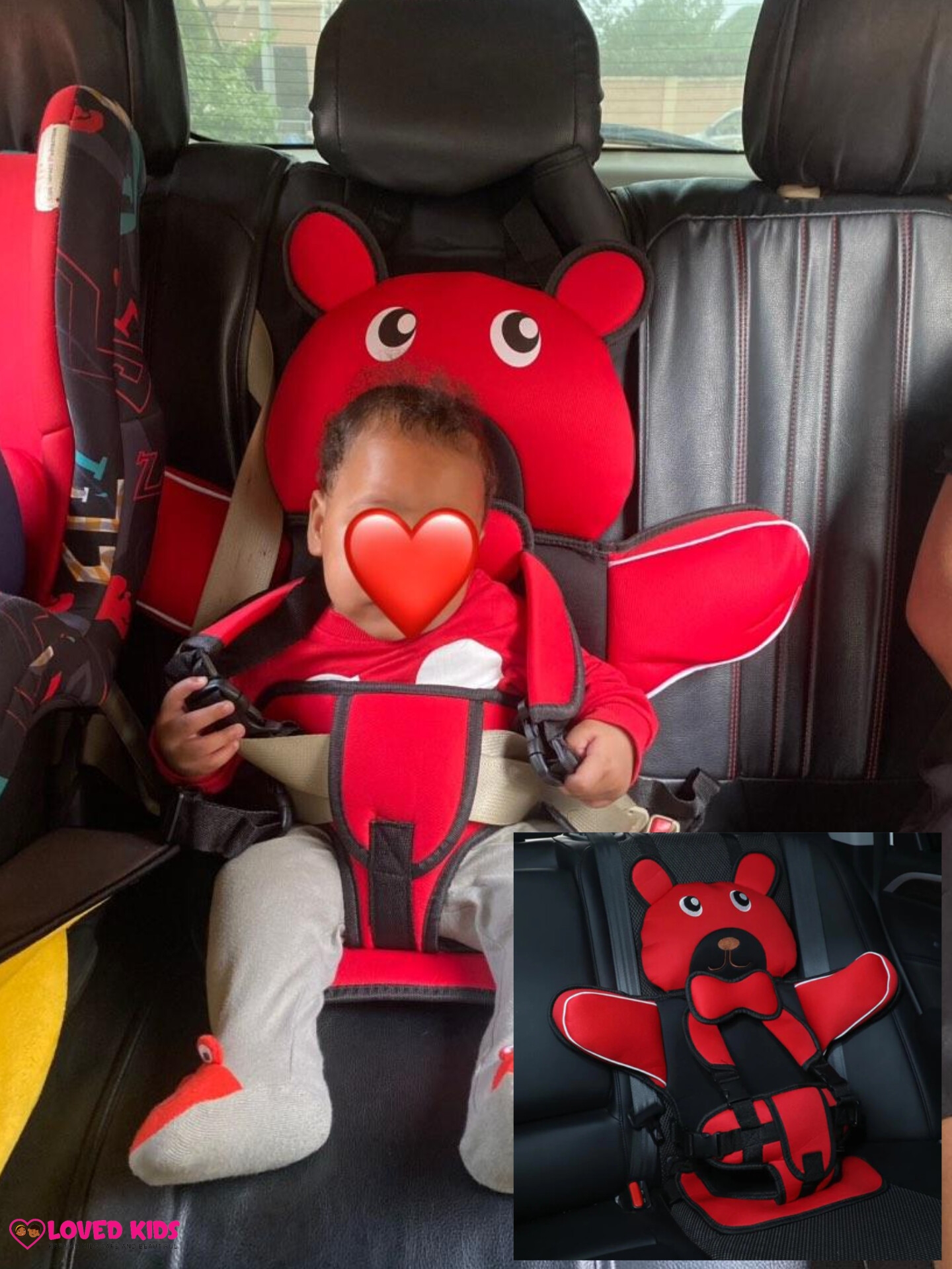 Bear design portable car seat