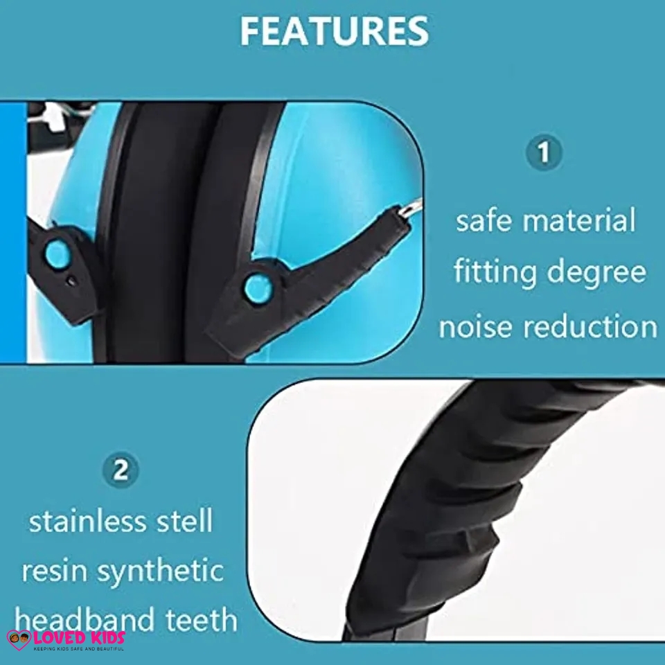 Adjustable noise protection/Reduction ear muff for 5years - Adult - Image 4