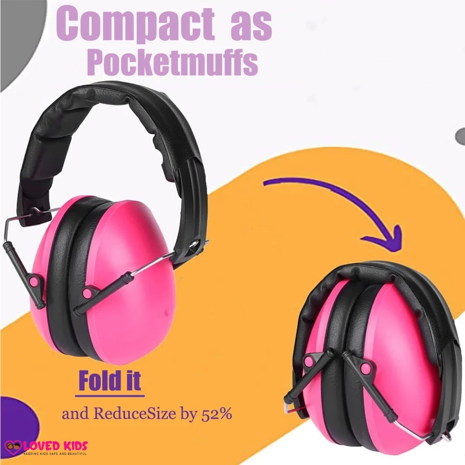 Adjustable noise protection/Reduction ear muff for 5years - Adult - Image 5