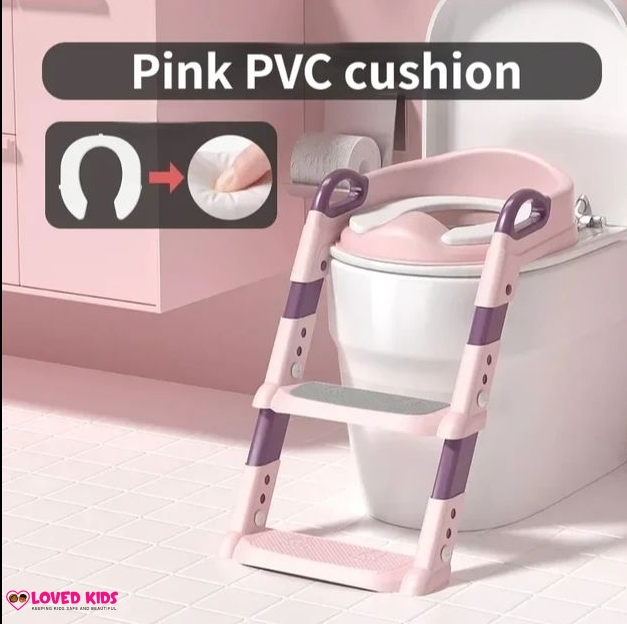 Toilet trainer seat with step - Image 3