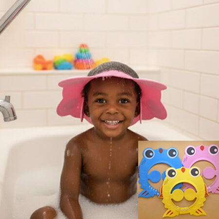 Hair wash cap with design and extra extension